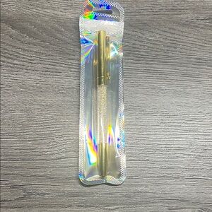 Gold Pen with Crystals